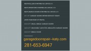 Garage Door Repair In Katy