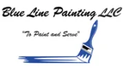 Blue Line Painting