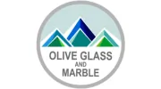 Olive Glass and Marble