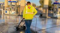 Gas Station Cleaning