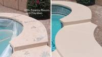 Pool deck painting. Pool deck resurfacing.