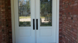 Custom fiberglass door system Custom fiberglass door system