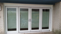 Custom fiberglass patio door system Custom fiberglass patio door system