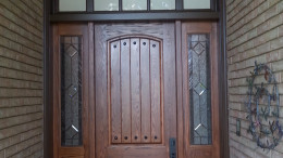Custom entry fiberglass door system Custom entry fiberglass door system